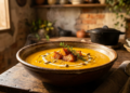Cozinheiros experientes revelam: para deixar a sopa mais encorpada sem usar creme de leite, o truque é bater parte dos legumes no próprio caldo