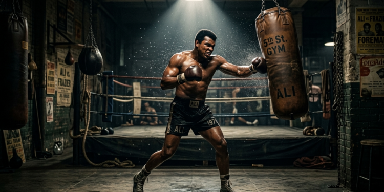 Muhammad Ali, lenda do boxe, disse: “O sofrimento de hoje é a vitória de amanhã”