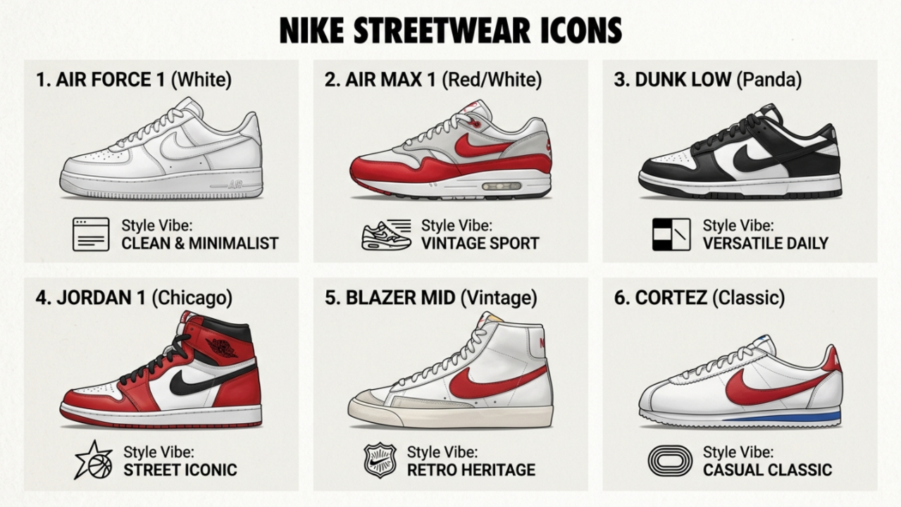 Os 6 tênis da Nike que parecem edições limitadas e fazem sucesso imediato no look do dia