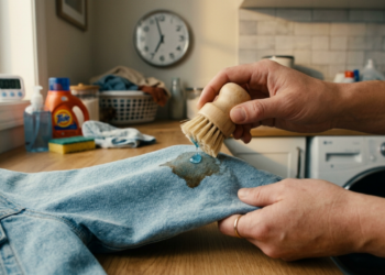 Poucos sabem o método simples para tirar manchas difíceis de roupas sem esforço