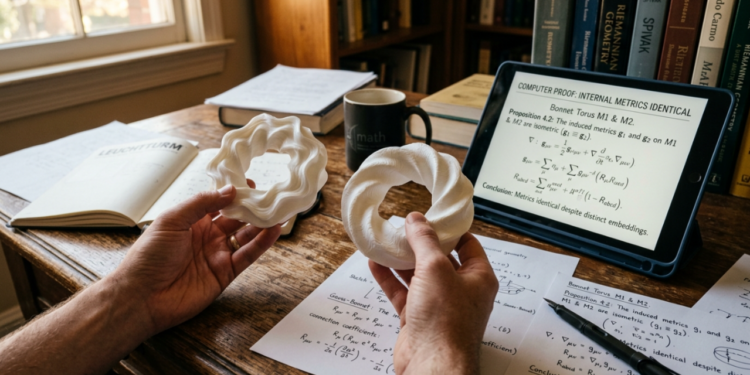 Eles descobrem uma forma matemática que parece igual de todos os lados, mas esconde diferenças fundamentais