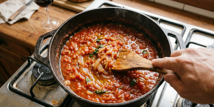 Como deixar o molho de tomate mais suave e rico