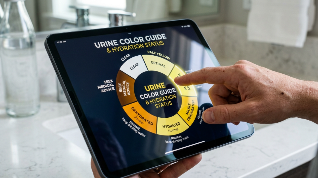 Como a cor da sua urina pode prever seu nível de desidratação e o que a tonalidade transparente realmente significa