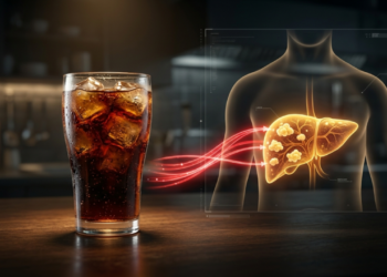 O que o refrigerante faz no fígado e no metabolismo ao longo do tempo