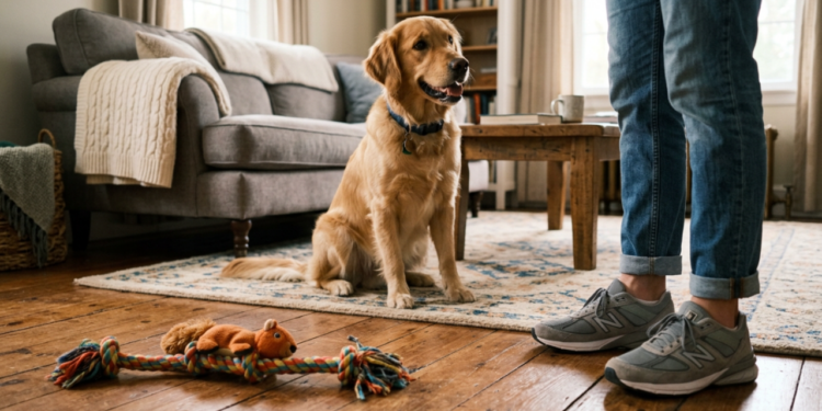 Por que os cães trazem brinquedos para os donos e o que esse gesto pode revelar sobre o vínculo