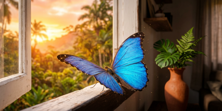 O que significa quando borboletas entram dentro de casa segundo crenças e explicações científicas