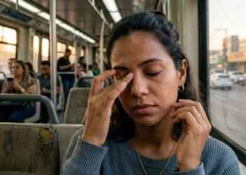 O que significa quando vemos pontos de luz ao esfregar os olhos