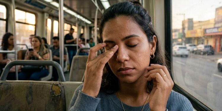 Além do toque físico, os fosfenos podem surgir por espirros fortes, tosse intensa ou ao levantar rapidamente