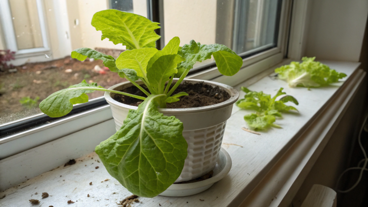 Folha comestível fácil de cultivar em casa que cresce mesmo com pouca luz natural