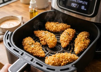 Frango crocante saudável na airfryer, depois que testei essa receita não faço de outro jeito