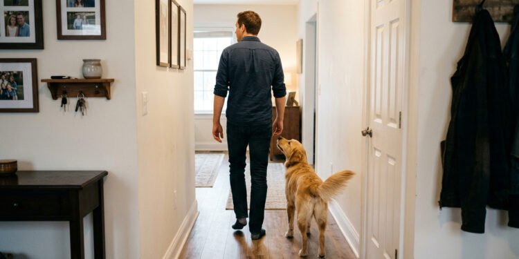 O significado de um cachorro seguir você pela casa, o que esse comportamento revela