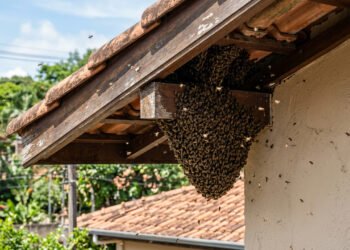 O significado de abelhas aparecerem na sua casa