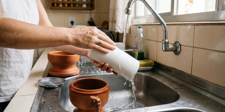 A melhor forma de limpar seu filtro de barro sem danificar a vela filtrante