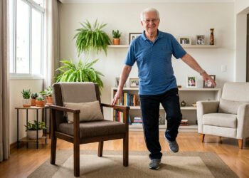2 testes simples de equilíbrio podem indicar o risco de quedas e prever a saúde futura em idosos