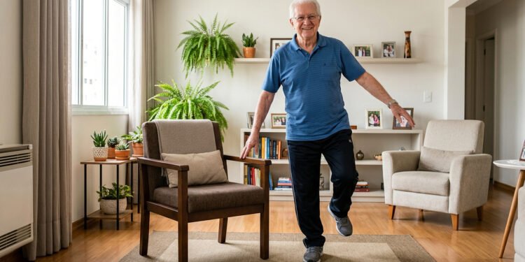 2 testes simples de equilíbrio podem indicar o risco de quedas e prever a saúde futura em idosos