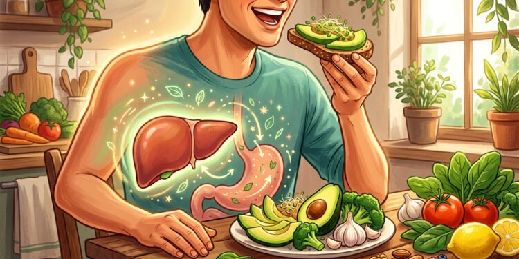 Os compostos que ajudam o fígado a se recuperar e os alimentos que mais concentram esses nutrientes