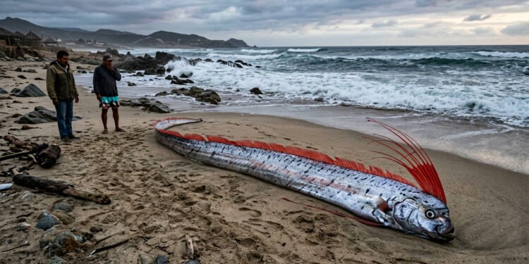 Criatura rara das profundezas aparece em praia mexicana, entenda por que ela é associada a desastres naturais