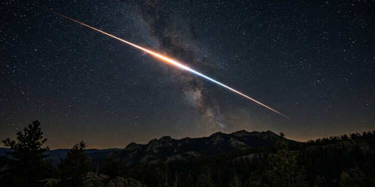 O que são estrelas cadentes e por que elas aparecem no céu de repente