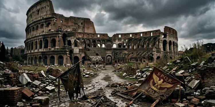 O que realmente aconteceu na queda do Império Romano e por que isso ainda impacta o mundo hoje