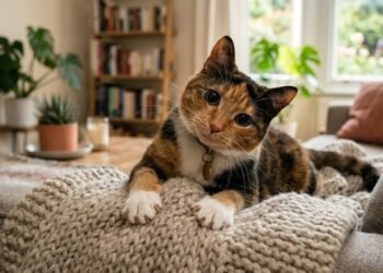 Por que os gatos amassam cobertores e superfícies? Entenda o que esse hábito revela sobre eles