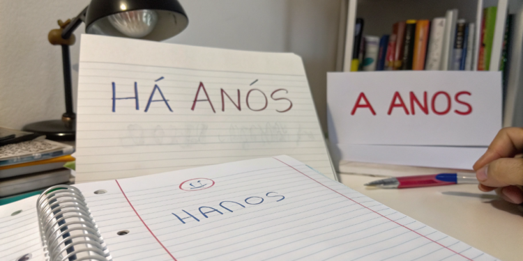 "Há anos" ou "a anos" qual é a forma correta que muita gente ainda usa errado no dia a dia
