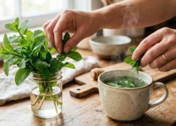 A folha medicinal que pode ser usada em chás para o estômago e ainda cresce bem em vasos pequenos
