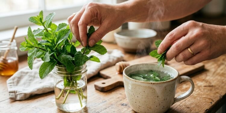 A folha medicinal que pode ser usada em chás para o estômago e ainda cresce bem em vasos pequenos