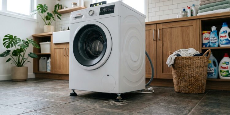 Por que deixar a máquina de lavar levemente inclinada pode melhorar a eficiência da lavagem e evitar danos