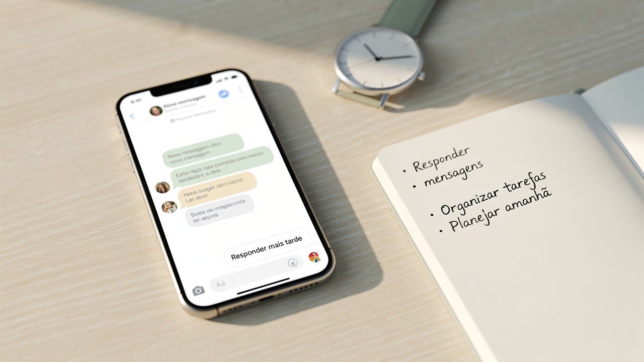 Respostas de transição ajudam a reduzir autocobrança e ansiedade digital.