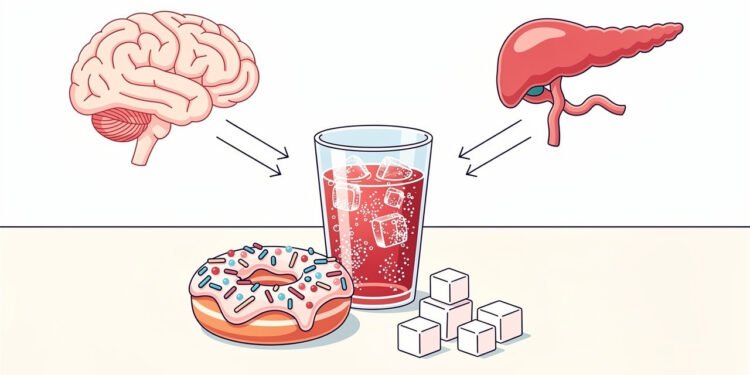 O que o açúcar faz no cérebro e no pâncreas