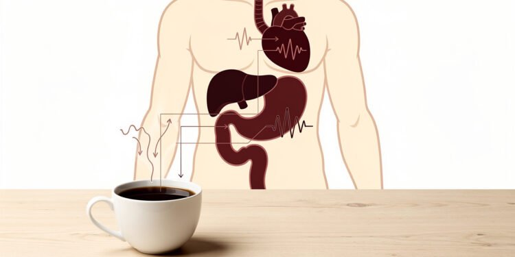 O que o café faz no estômago e no coração