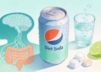 O que o consumo diário de refrigerante diet faz no cérebro e na flora intestinal a longo prazo