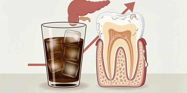 O que o refrigerante faz nos dentes e no pâncreas