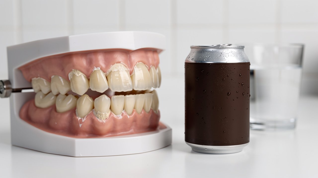 Sinais de erosão dental incluem opacidade, sensibilidade e bordas mais finas.