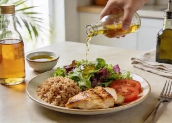 O que o vinagre de maçã faz no estômago e no controle do açúcar no sangue quando consumido após as refeições