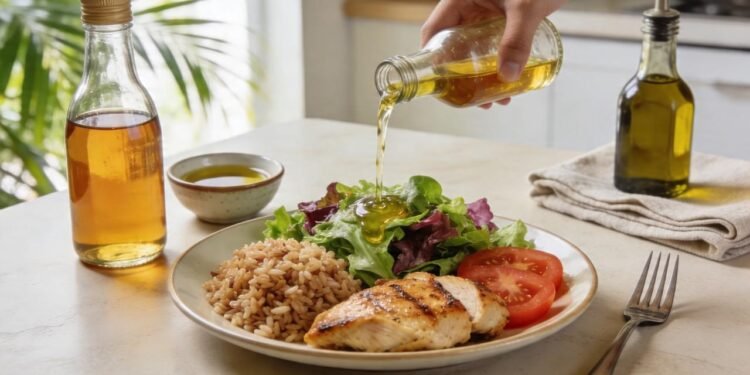 O que o vinagre de maçã faz no estômago e no controle do açúcar no sangue quando consumido após as refeições