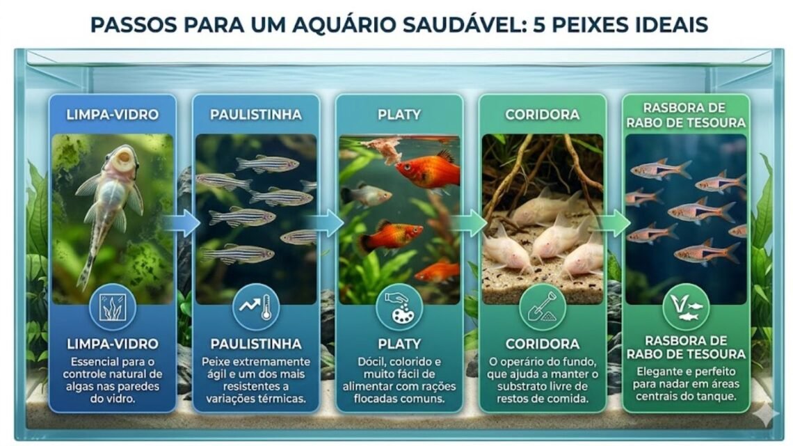 7 peixes perfeitos para aquário pequeno e simples de cuidar em casa ...