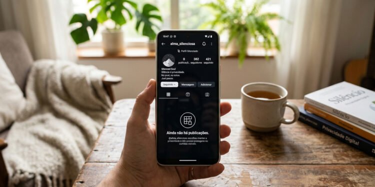 O que significa não postar nas redes sociais