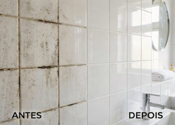 Sem água sanitária nem cloro: a melhor forma de tirar mofo do banheiro sem danificar o rejunte