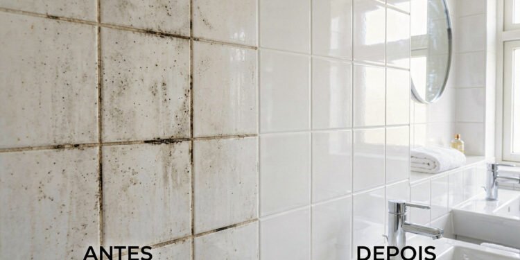 Sem água sanitária nem cloro: a melhor forma de tirar mofo do banheiro sem danificar o rejunte