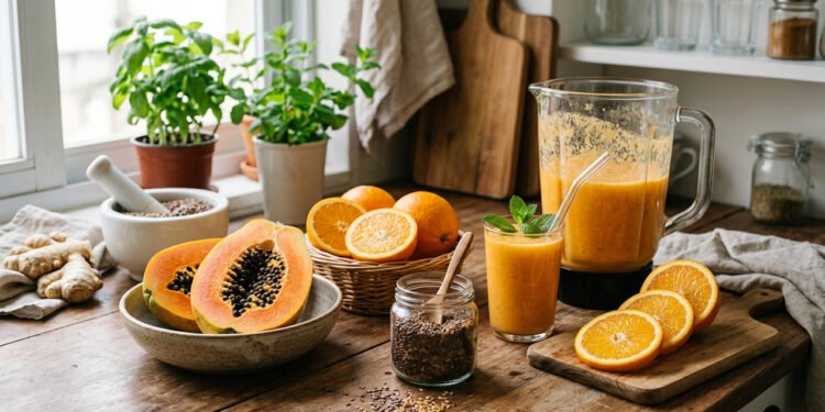 O suco natural alivia rapidamente o inchaço abdominal