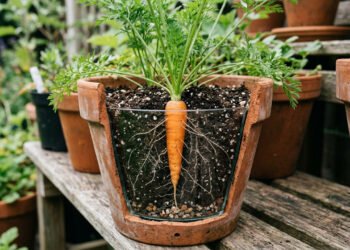 O erro no solo que impede sua cenoura de crescer em casa