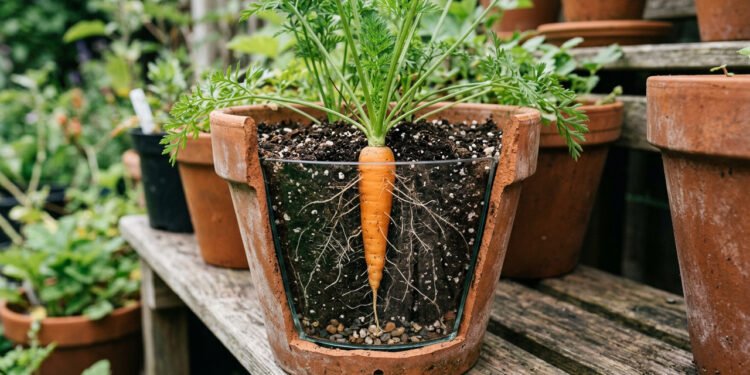 O erro no solo que impede sua cenoura de crescer em casa