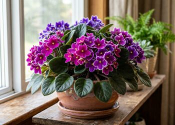 Como fazer a violeta africana voltar a florir mesmo depois de meses parada com 2 cuidados essenciais
