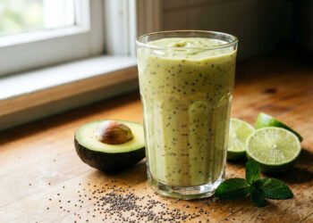 O suco cremoso de abacate com limão que ajuda a controlar a fome e mantém a energia estável por horas