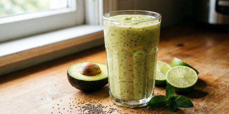 O suco cremoso de abacate com limão que ajuda a controlar a fome e mantém a energia estável por horas