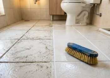 Sem água sanitária nem detergente: a melhor forma de tirar o encardido do rejunte do banheiro