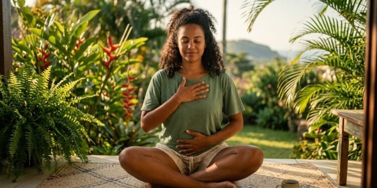 Respiração diafragmática, meditação mindfulness e imersão em água fria se juntam para formar um ambiente mais resiliente no cérebro o que muda no foco mental e na regulação emocional