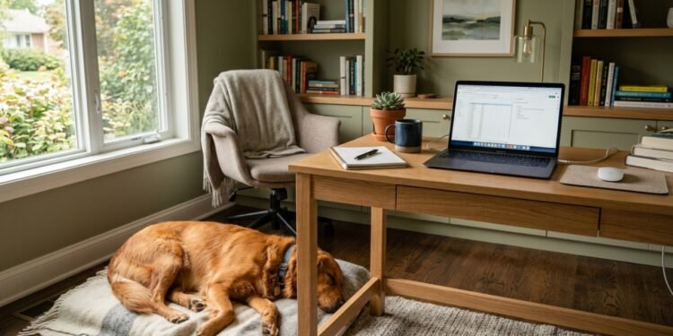 Estes cães adoram descansar e combinam perfeitamente com a rotina de home office