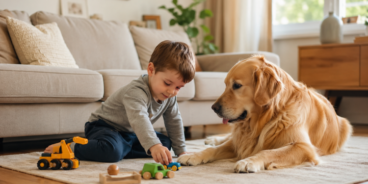 As raças de cachorro mais calmas e inteligentes para quem busca segurança com crianças no lar